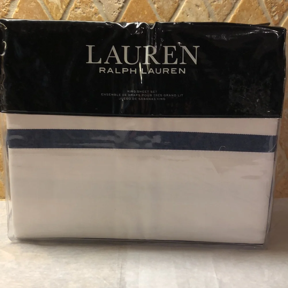 Lauren Ralph Lauren Evan Stripe Sheet Set King